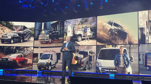 Ram ceo Mike Koval onstage at CES