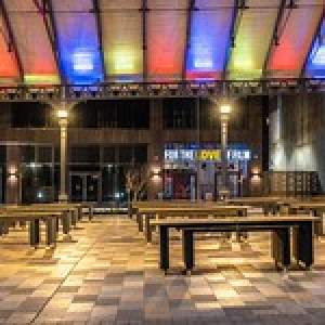 Preston Market at night