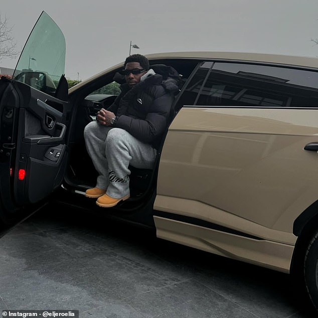 The 38-year-old said the crash on the motorway occurred after a car 'suddenly stopped' in front of him and his car 'skidded' as he attempted to brake