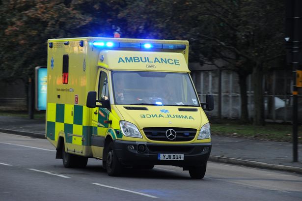 File image of an ambulance 