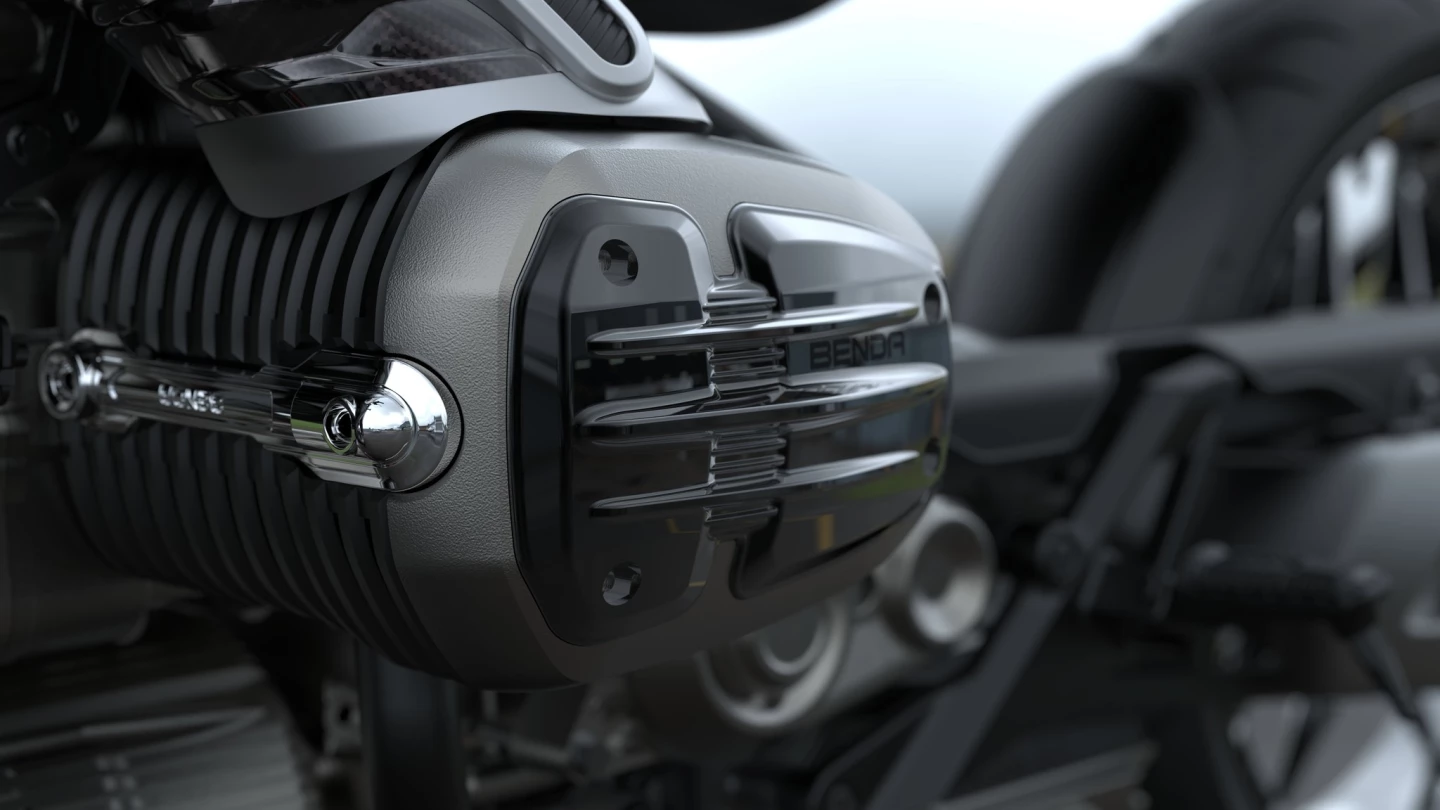 The P51 produces 62 horsepower and 74 lb-ft (100 Nm) of torque - insane power figures for what is essentially a 250cc engine