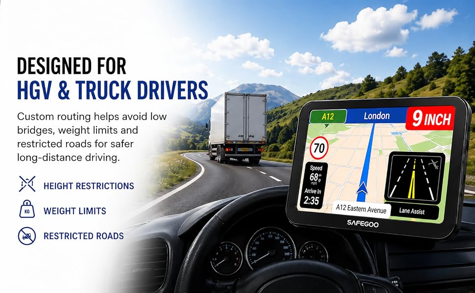Text reads 'AVOID SPEED CAMERA FINES', 'Real-time speed camera alerts', '30' speed limit, '£100+' fine, '200m' detection range, with 'DASH CAM' and feature icons for 'SPEED LIMIT ALERTS', 'SAVE MONEY'.
