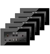 CNBINGO Rotary Dimmer Switch, Manual Light Switches for Dimmable LED/Incandescent/Halogen Lamps, ...