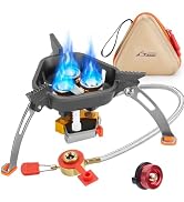 WADEO Portable Shower, [4-Level Light] [6000mAh] Rechargeable Camping Shower Pump, Outdoor Shower...