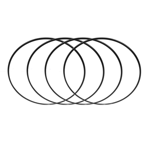 Simple black line drawing of four circles arranged in a cross or flower pattern.