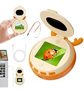 Text reads 'Image 7'. Digital microscope or magnification device with LCD screen mounted on adjustable stand, shown with SD memory card.