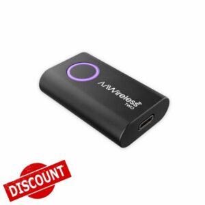 AAWireless TWO - Android Auto Wireless Adapter - Convert Factory Wired Android Auto to Wireless -Multifunctional Button - Easy Plug and Play Setup - Seamlessly Connect Via Bluetooth - Made in Europe