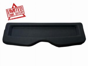 Car Parcel Shelf - Compatible with Skoda Citigo (2011-2020) | Sturdy Boot Cover with Clips for Extra Storage | Space Saving Car Accessories | Black