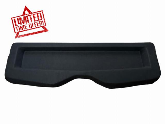 Car Parcel Shelf - Compatible with Skoda Citigo (2011-2020) | Sturdy Boot Cover with Clips for Extra Storage | Space Saving Car Accessories | Black
