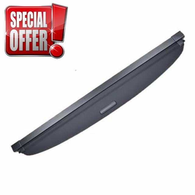 Rear Trunk Parcel Shelf Car Trunk Covers For Suzuki For Vitara LY For Escudo 2016-2024 Luggage Retractable Waterproof Curtain Shelter Cargo Pad Luggage Cover(Carbon Look)