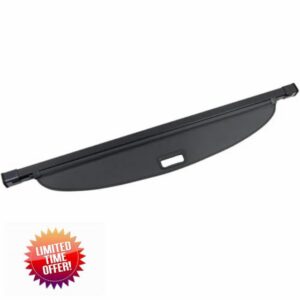 Rear Trunk Cargo Cover For Hyundai For Tucson 2022-2024 Privacy Screen Retractable Trunk Security Tonneau Cover Luggage Shield Shade Cargo Black Auto Rear Boot Cargo Cove