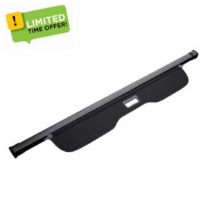 For Toyota For Land For Cruiser For Prado LC250 2024 2025 Rear Trunk Cargo Cover Car Trunk Retractable Cargo Cover(Black)