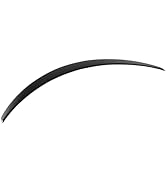 GEARFLOW Rear Boot Spoiler Lip for Mercedes C-Class C205 A205 Coupe 2015-2018 Gloss Black Trunk W...