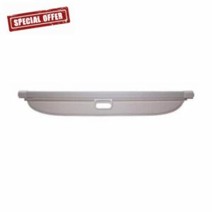 Rear Trunk Parcel Shelf Rear Trunk Cargo Cover For ML W164 ML320 300 350 400 500 2006-2012 Partition Curtain Screen Shade Shield Rear Cargo Luggage Shield(Beige)