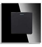 CNBINGO Rotary Dimmer Light Switch for Dimmable LED/Incandescent/Halogen Bulbs, No Neutral Wire R...