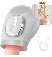 Electric Heated Massage Belt, 122 LED Electric Back Heat Pad with Massager, 5 Air Compression Lev...