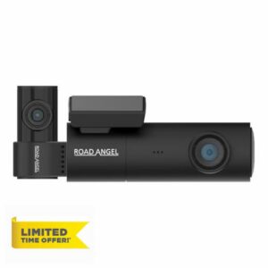 Road Angel Halo Spark Dual 1080p HD Car Camera Dash Cam Front and Rear - Dashcam Front and Rear Camera - Dashcams for Cars - Car On-Dash Mounted Cameras
