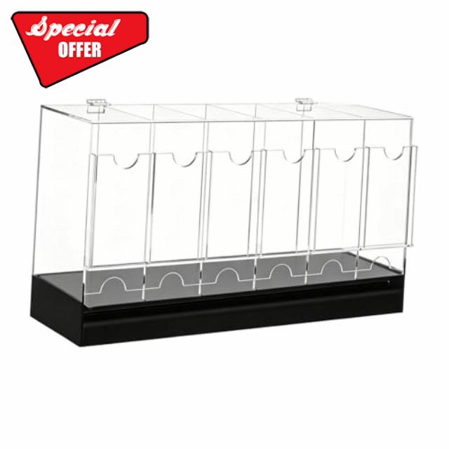 Dispenser Premium Acrylic Booster Box Card Organizer Storage Pack Display Case Easy Access Suitable for collectors hobby storage