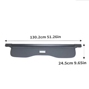 Black Rear Trunk Parcel Shelf