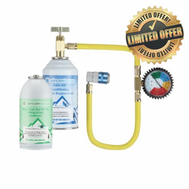 Car Aircon Air Con Air Conditioning Gas Top up Recharge Refill Regas Tool Ki