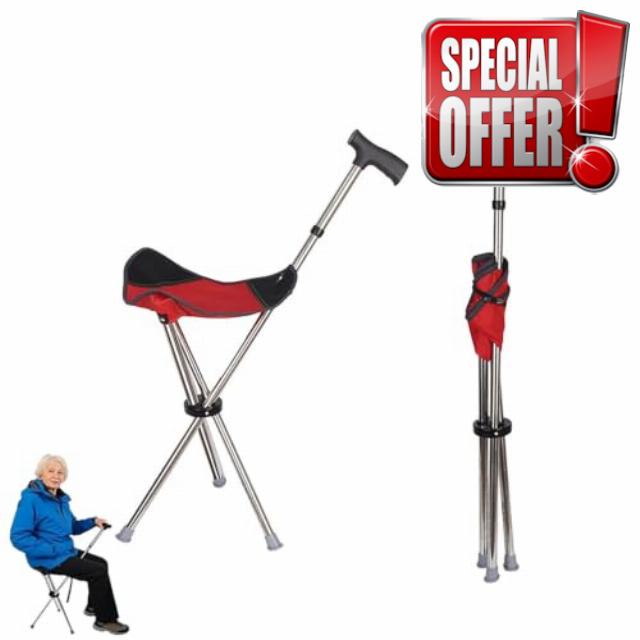 Restixi Walking Stick with Seat