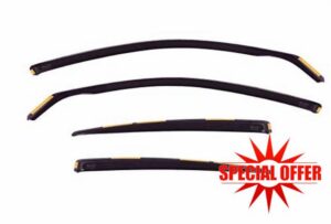 J&J AUTOMOTIVE | Heko Wind Deflectors Compatible with I40 (2011 onwards) 4-Door Sedan