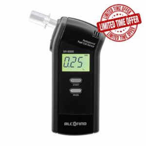 AlcoFind DA-8000 Professional Breathalyser – Fuel Cell Sensor