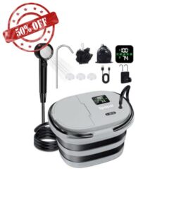 Upgraded 2 in1 Camping Shower Pump