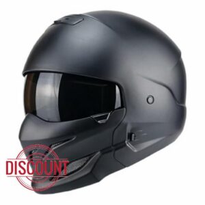 Motorcycle Safety Hat - 22.44 x 22.83 Inch Detachable Bicycle Safety Hat | Safe Hamlet Cycle Cap | Retro Style Heavy Duty Hard Halmat for Adult