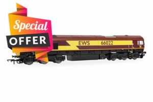 Hornby R30532 RailRoad EWS Class 66 Lafarge Charnwood 66022 Railway Locos