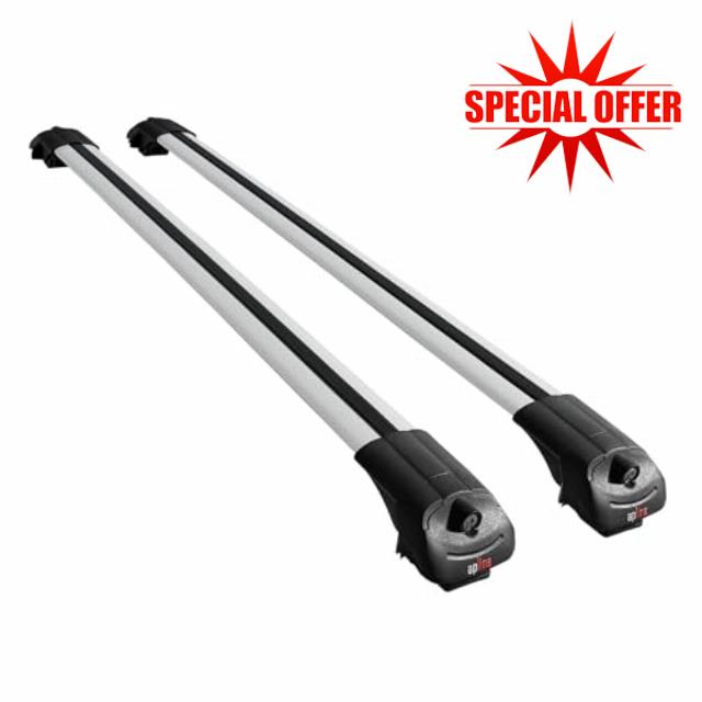 Compatible with Dacia Bigster 2025-2026 ACE-1 Car Roof Rack Cross Bar Grey Aluminium 2 Bars