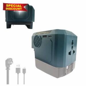 200W Power Inverter Compatible with Makita 18V Battery