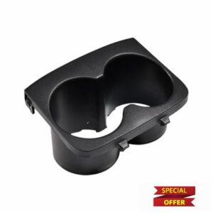 Centre Console Cup Holder Insert Compatible with Vauxhall Opel Grandland X 9839834177 Dual Compartment Cup Holder Replacemene