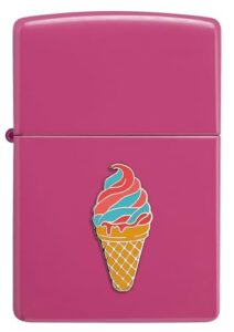 Emblem - Refillable - Reusable - Windproof Design - Gift Box - Made in USA