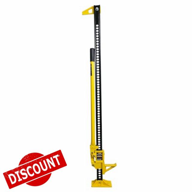 60" Farm Jack Lift RocwooD 3 Tonne Tractor Farm Jack Hoist 4x4 Off Road Garage 125mm-1330mm 114mm x 38mm Saddle 3000KG High-Clearance Rescue Tow Ratche