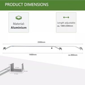 Adjustable 140-230 cm