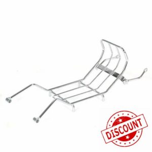 Super Cub 125 Center Rack Carrier Luggage Mount Compatible with JA48 JA58 Super Cub C125 2018-2024 Motorbike Middle Chrome Storage Racks Bracke