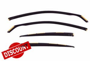 J&J AUTOMOTIVE | Heko Wind Deflectors Compatible with Micra K12 2002-2010