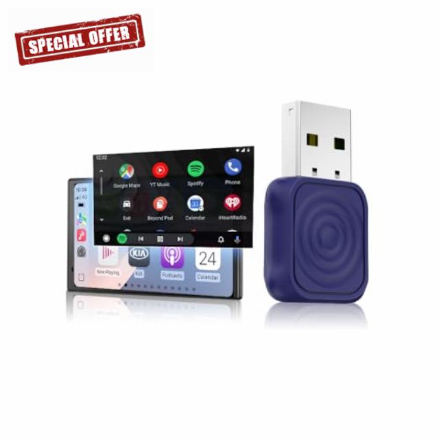 Carlinkit Mini Ultra Wireless CarPlay & Android Car Adapter - Plug & Play Dongle for iPhone & Android