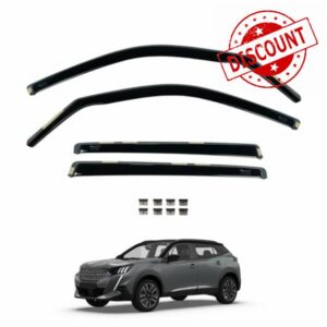 Team HEKO Wind Deflectors for Peugeot 2008 2019+ Front and Rear Set of Window Deflectors