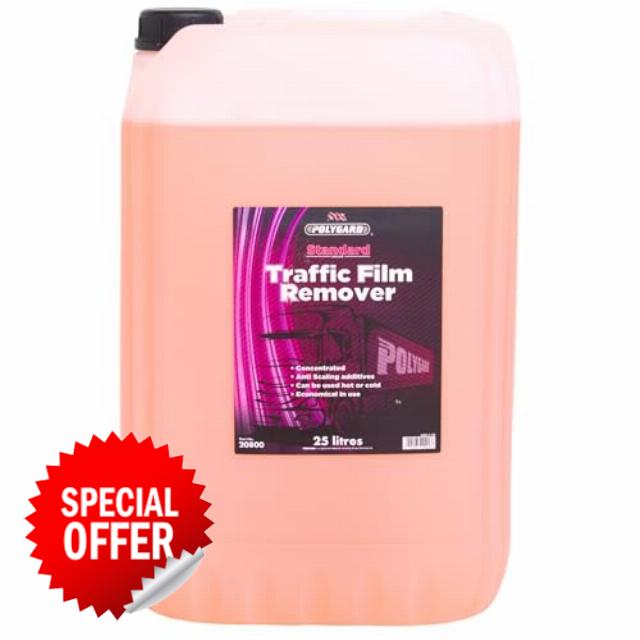 TFR Road Traffic Film Remover 25L Concentrate Anti Scaling Additives - Multiwash Removes Oil