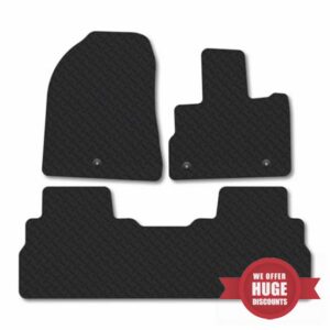 Kia EV5 (2025+) 5mm Rubber Car Mats Compatible Premium Durable Tailored Fit Heavy-Duty Floor Mats Set Accessory Waterproof Durable Custom Fit Water Resistant Easy-Clea
