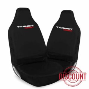 Fits Ford Transit Connect – Heavy Duty Waterproof Black Front Car Seat Covers (1+1 Set)