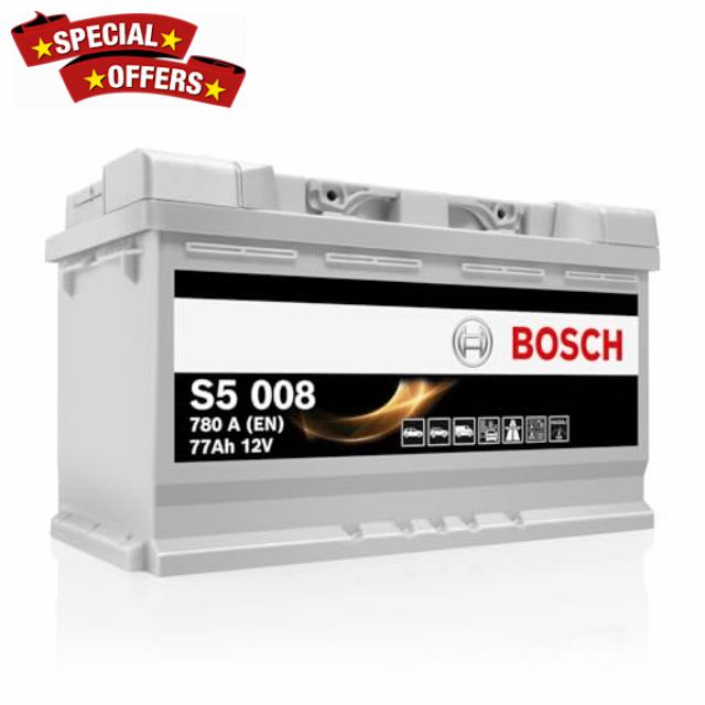 Bosch S5008 Car Battery 77A / h-780A