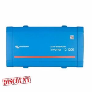 Victron Energy Inverter 12/1200 VE.Direct - Pure Sine Wave Power Inverter - 12V DC to 230V
