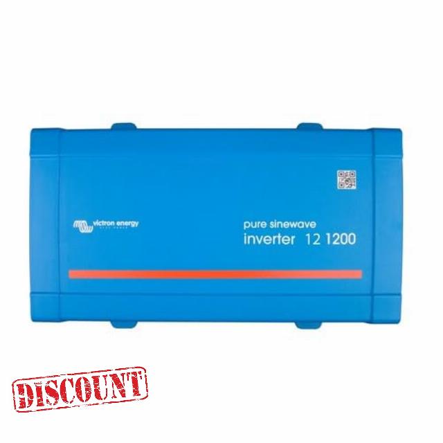 Victron Energy Inverter 12/1200 VE.Direct - Pure Sine Wave Power Inverter - 12V DC to 230V