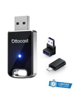 OTTOCAST 2025 Upgraded Wireless CarPlay Adapter – Wireless CarPlay Adapter for UK Cars