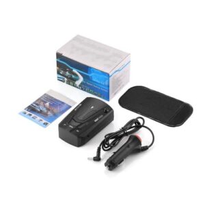 360° Long Range Mobile Radar Detector with Speed Camera Alert and Voice Warning