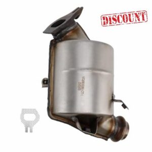 Catalytic Converter Euro 6 for Dacia Logan Sandero for Nissan Micra for Renault Clio 1.0 208A05482R Direct Fit Stainless Steel 48-State Legal Front Oxygen Sensor Ports