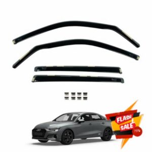 Team HEKO Wind Deflectors for Audi A3 2020+ [SALOON] Front and Rear Set of Window Deflectors